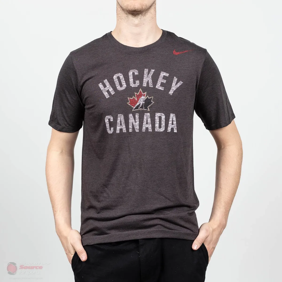 Hockey Canada Nike Distressed Tri-Blend Mens Shirt