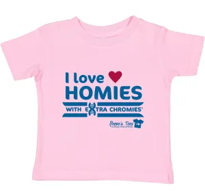 HWEC - - I Love Homies with Extra Chromies&reg; - FOR SUPPORTERS - Kids - Short Sleeve Tee