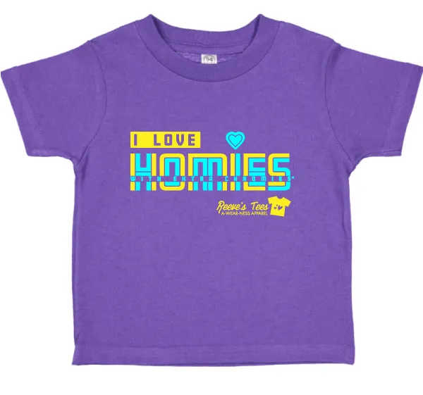 HWEC - I Love Homies with Extra Chromies&reg; (SUPPORTERS) - Adult - Short Sleeve Tee - Retro Style