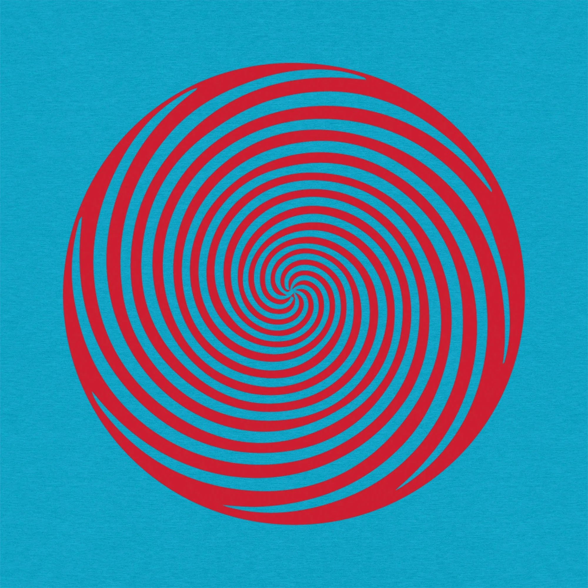 Hypnotic Spiral, Optical Illusion - Men's Cotton Tee