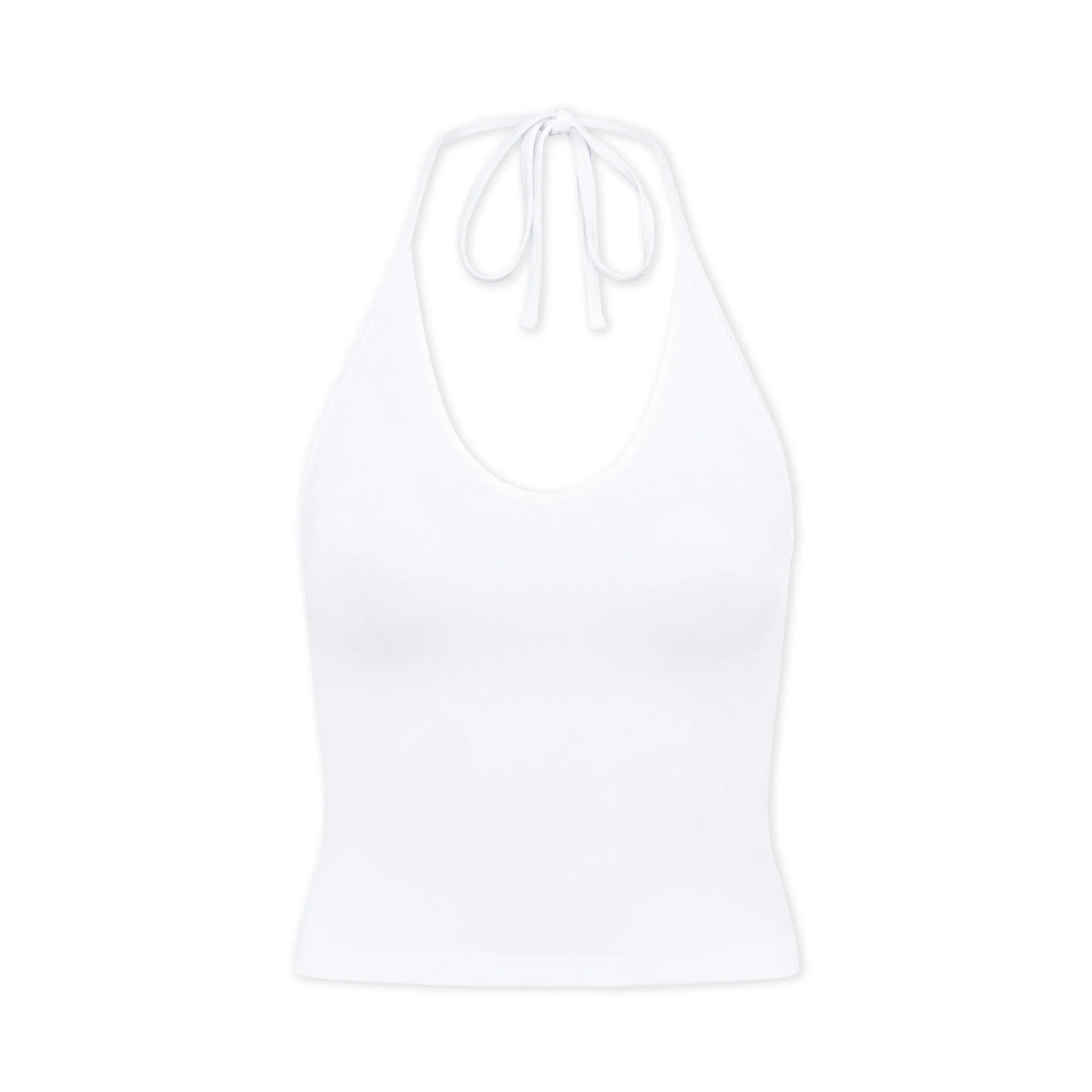 IM Halter Tie Tank | White