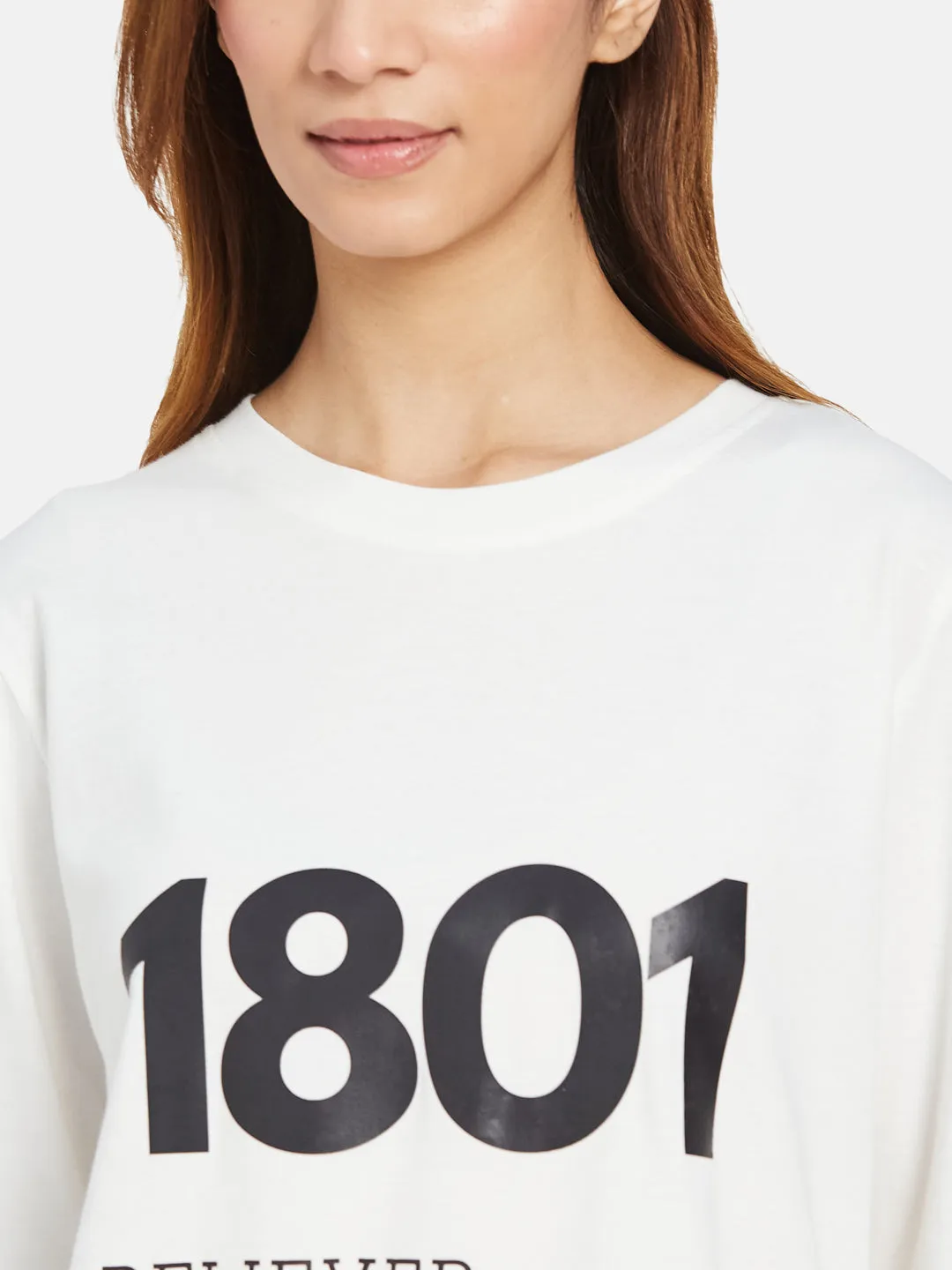INGRID LONG SLEEVE TEES- BELIEVER 1801