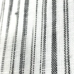 Irregular Modern Stripe 100% Natural Linen Fabric By The Yard/CL1039
