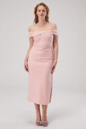 IVY CREPE MIDI DRESS