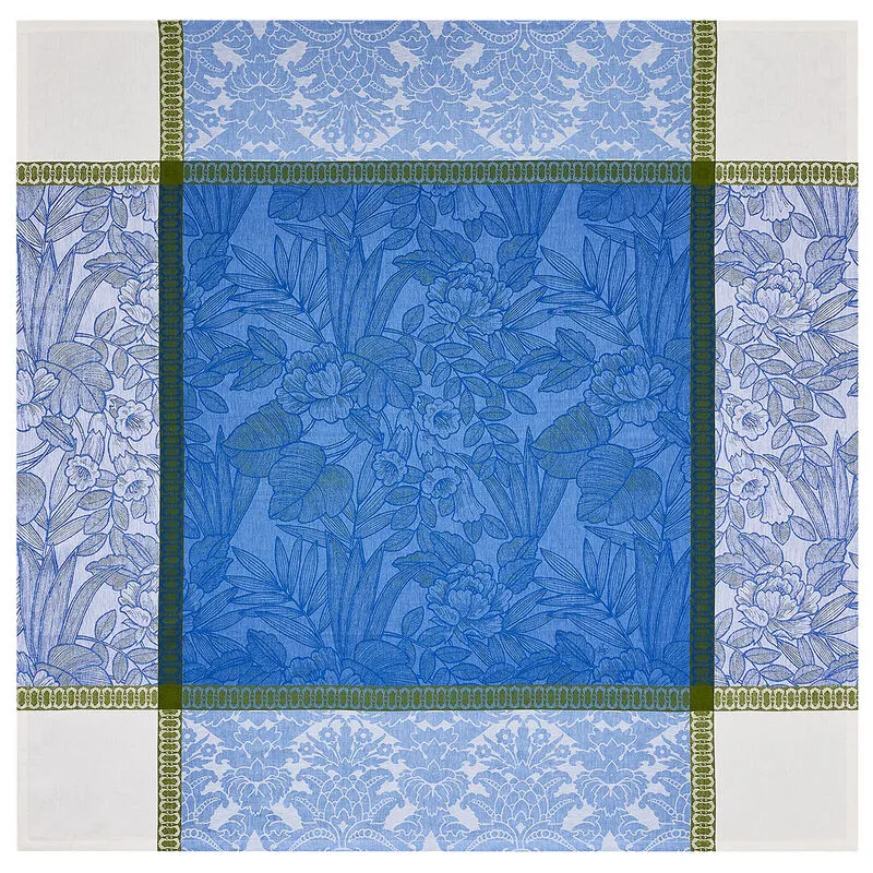 Jacquard Francais Escapade European Tropical Linen Tablecloth
