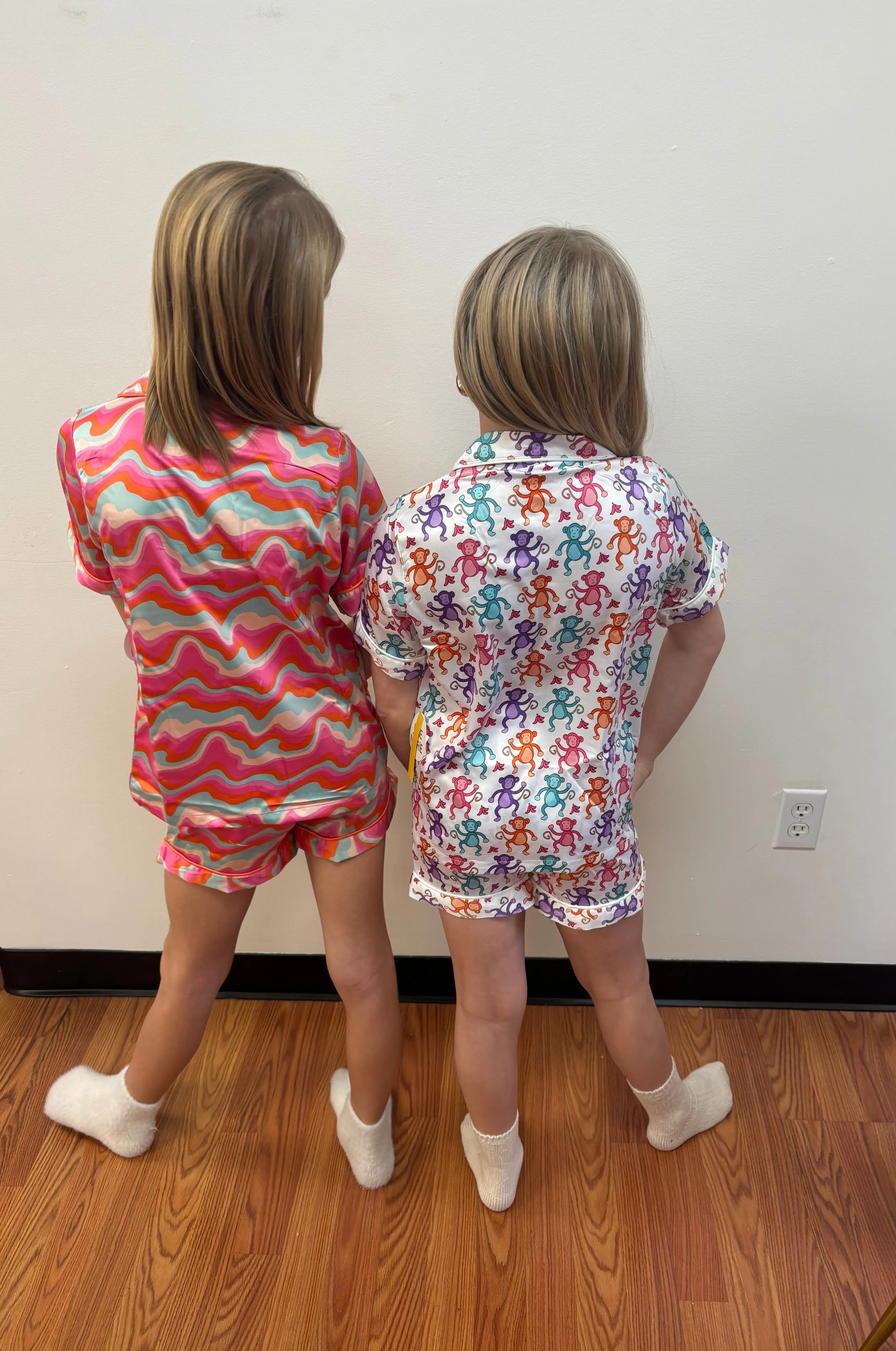 JM Girls Stay Groovy Silky Pajama Set