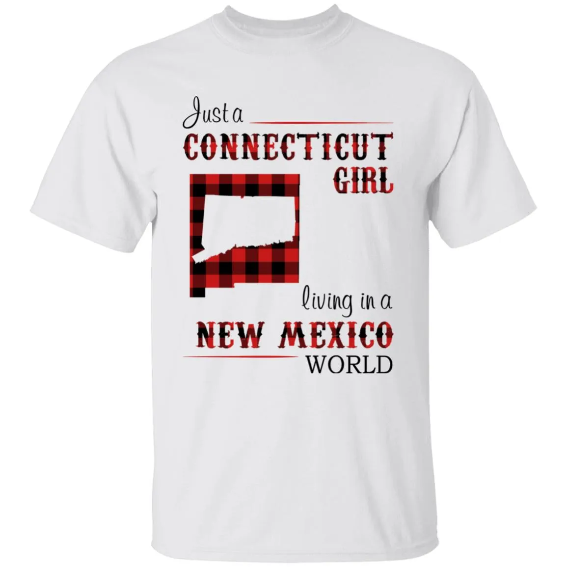 Just A Connecticut Girl Living In A New Mexico World T-shirt
