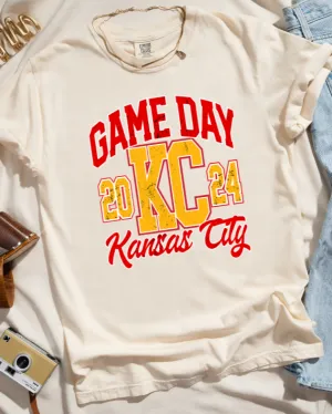 Kansas City Game Day 2024 Ivory Tee