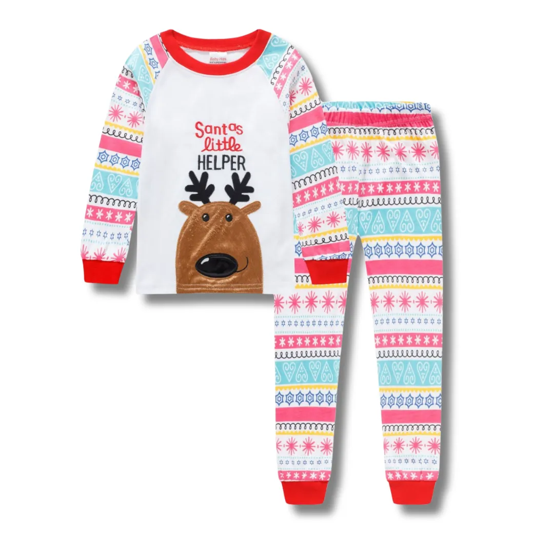 Kids Christmas Pyjamas - Reindeer Helper