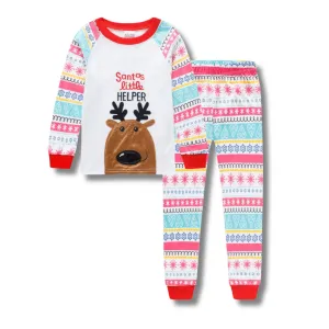 Kids Christmas Pyjamas - Reindeer Helper