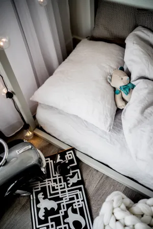 Kids pillowcase - light gray