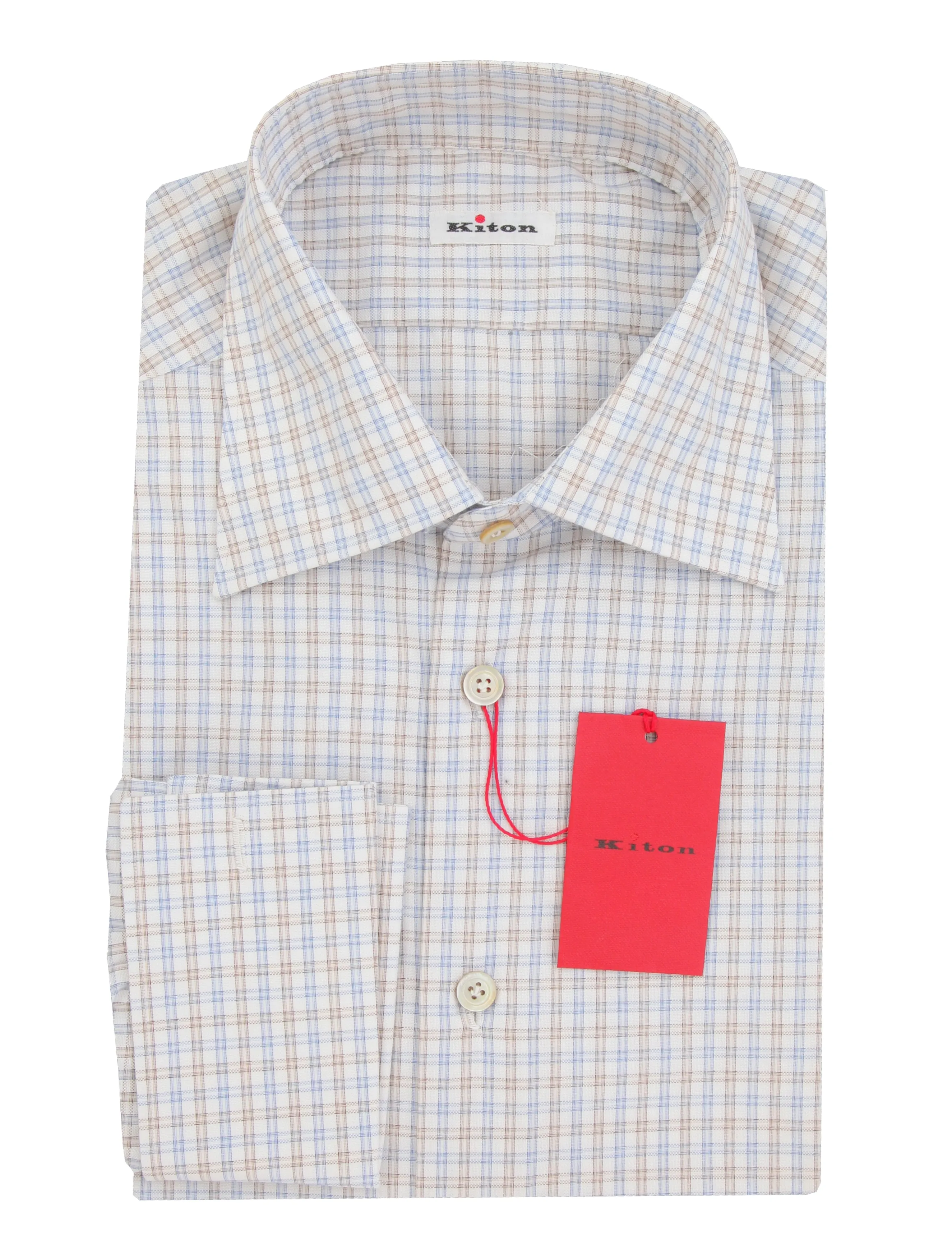Kiton Light Blue Shirt - Slim