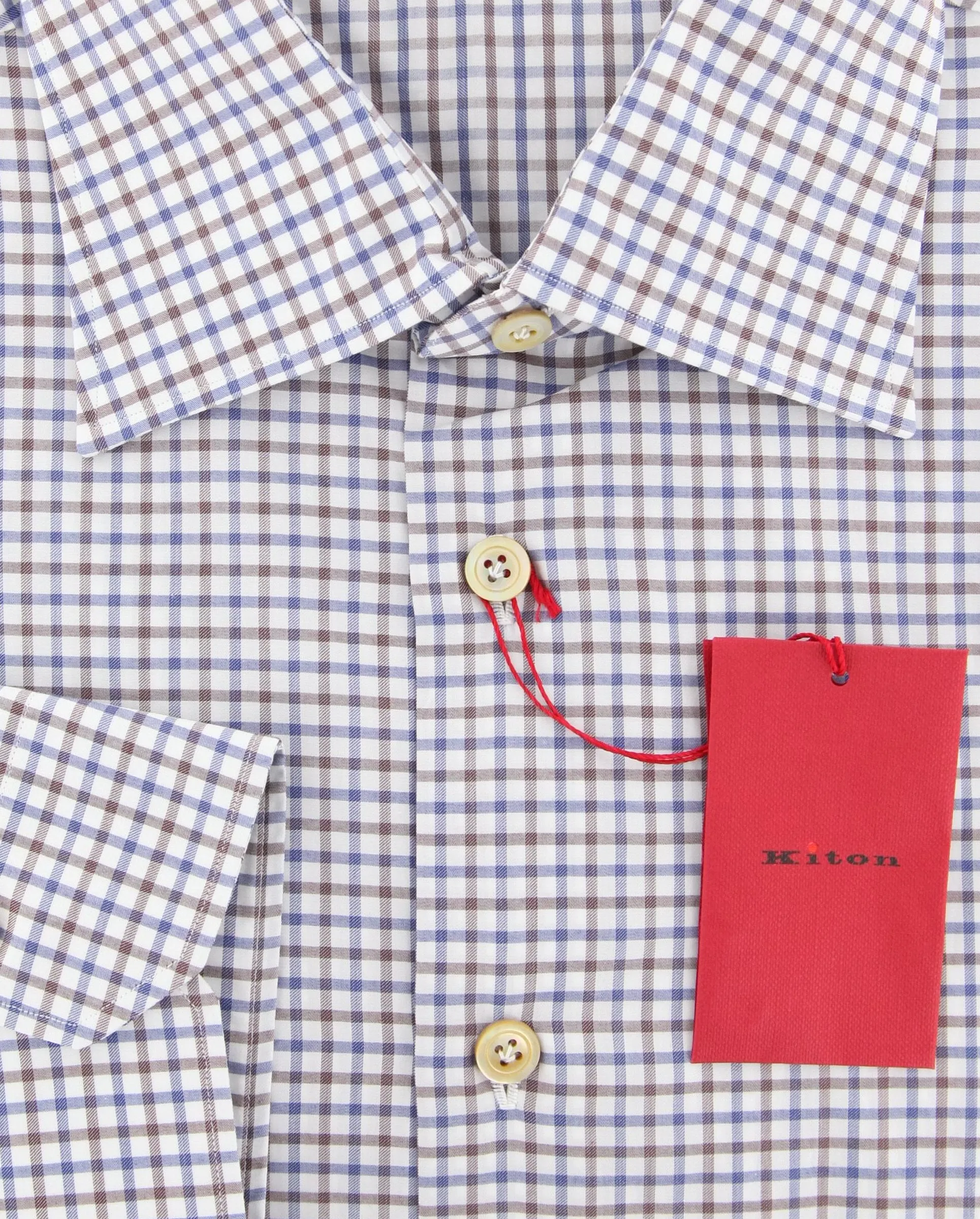 Kiton Light Brown Shirt - Slim
