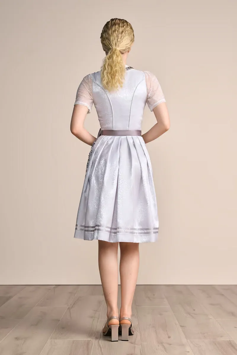 Kruger Midi Dirndl 2pcs. 60cm "Macie" grey