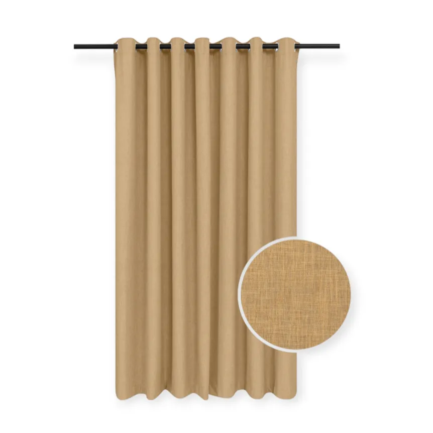 Kubu Porscha Blockout Eyelet Curtain Ready To Hang Chatruse