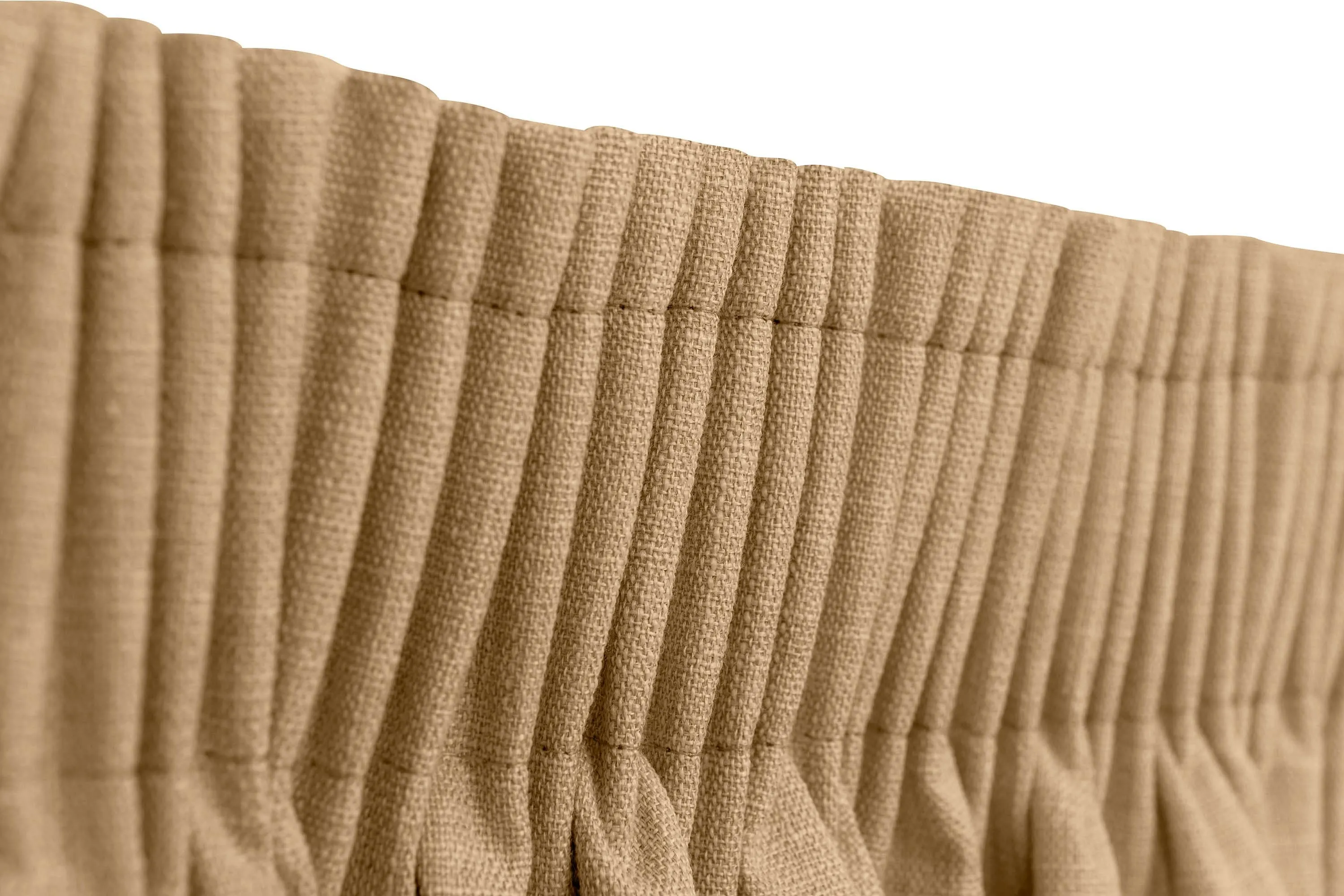 Kubu Porscha Blockout Taped Curtain Ready To Hang Chatruse