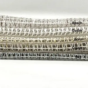 Large mesh Net Faux Linen Fabric By The Yard/CL1070