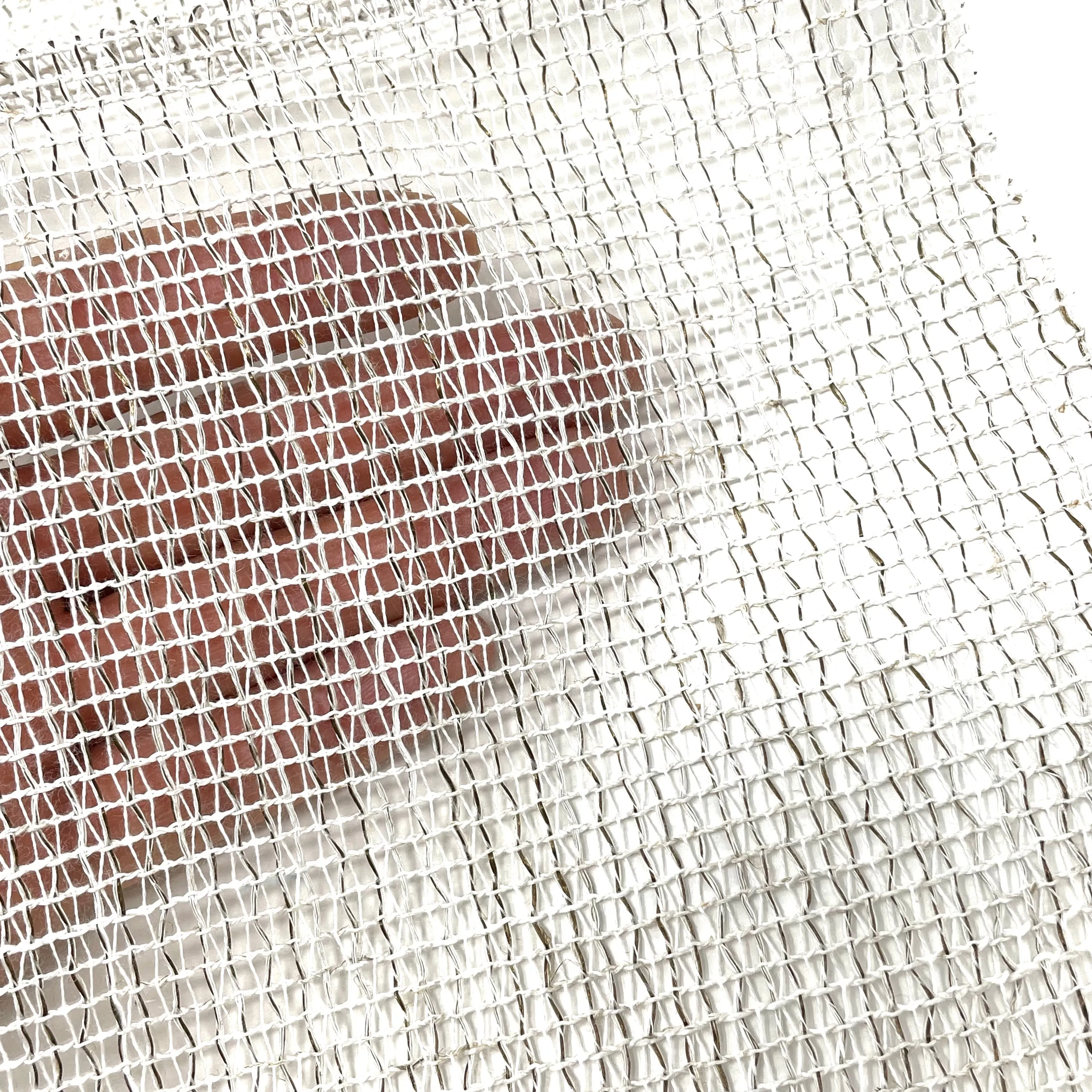Large mesh Net Faux Linen Fabric By The Yard/CL1070