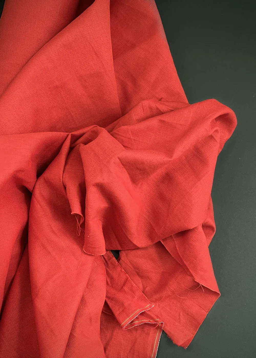 Laundered Linen Cotton - Flame
