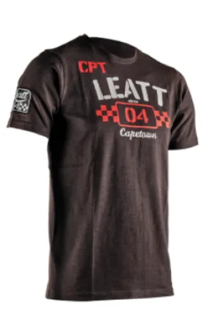 LEATT T-SHIRT HERITAGE [BLACK] 2022 - END OF RANGE; WHILE STOCKS LAST