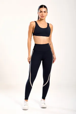 LEGGING FLOW DETAILS BLACK AND WHITE