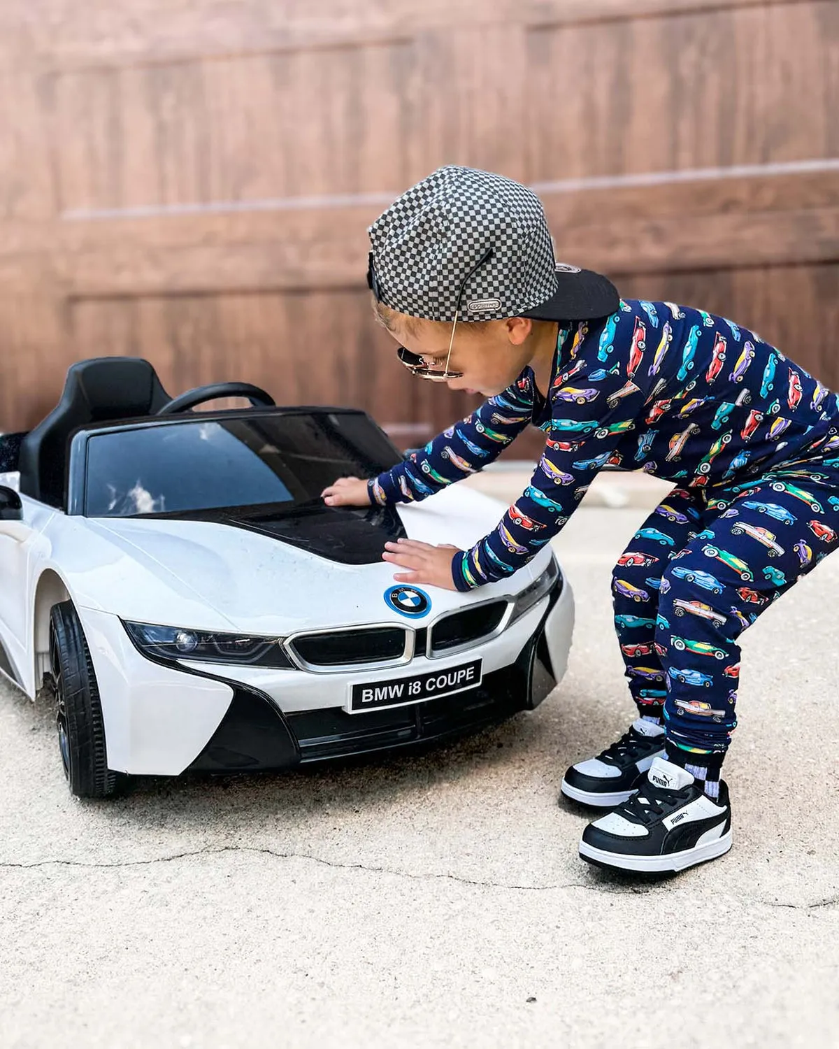 Lev Baby Jackson Race Car Toddler Lounge  Long Sleeve Two Piece Jammies Pajamas