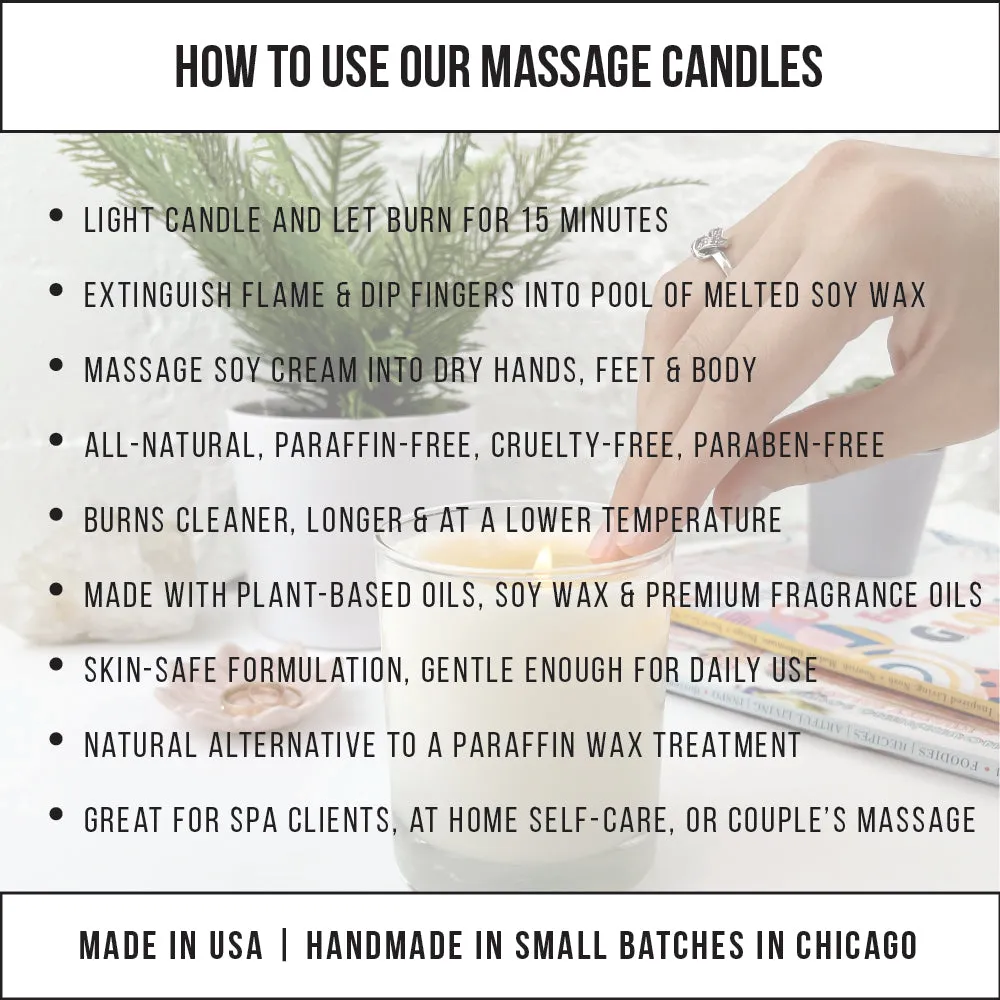 Light a Fire Under My @$$ Soy Massage Candle
