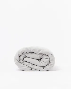 Light grey linen Duvet cover