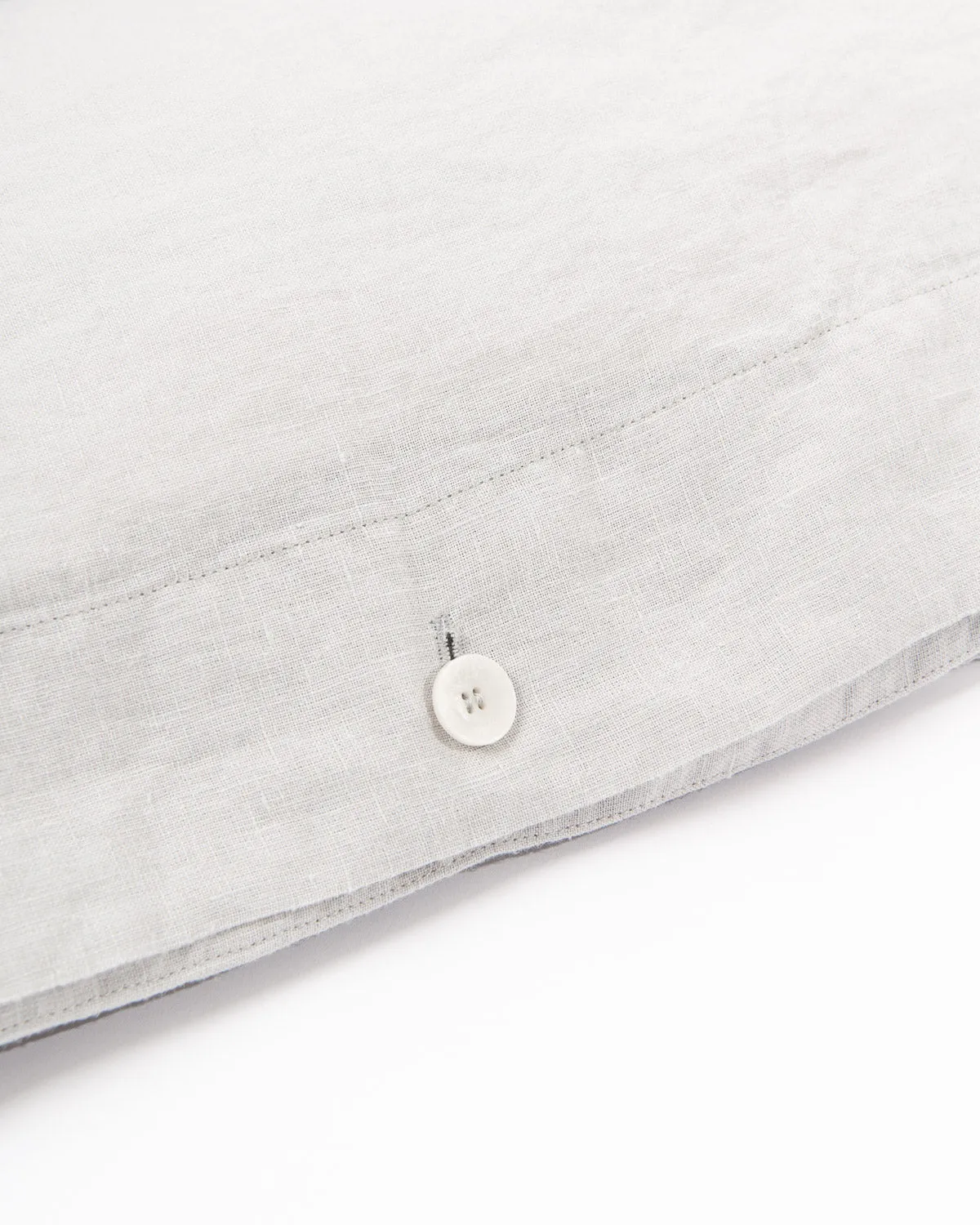 Light grey linen Duvet cover