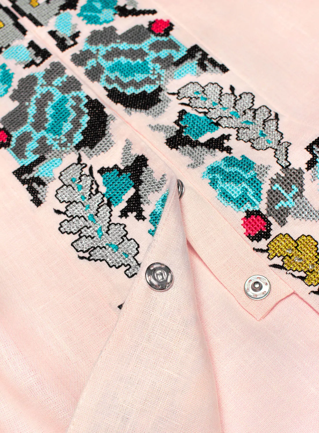 Light pink Boho style Kaftan