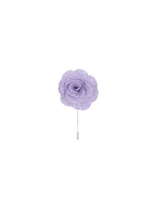 Light Purple Linen Lapel Pin