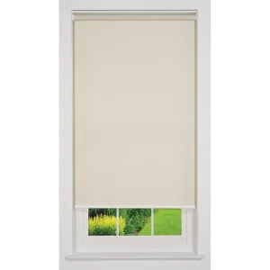 Linen Avenue Cordless Sierra Light Filtering Roller Shade (Arrives 1/4" Narrower) Linen Avenue Blind Size: 22"W x 66"L Finish: Beige