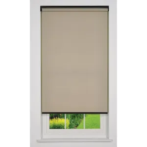 Linen Avenue Cordless Sierra Light Filtering Roller Shade (Arrives 1/4" Narrower) Linen Avenue Blind Size: 43"W x 66"L Finish: Taupe