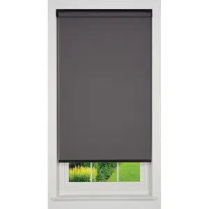 Linen Avenue Cordless Sierra Light Filtering Roller Shade (Arrives 1/4" Narrower) Linen Avenue Blind Size: 62"W x 66"L Finish: Dark Gray
