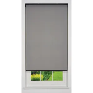 Linen Avenue Cordless Sierra Light Filtering Roller Shade (Arrives 1/4" Narrower) Linen Avenue Blind Size: 62"W x 66"L Finish: Light Gray