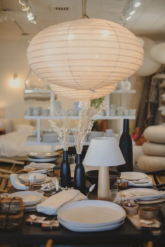 Linen Disc Light Shade