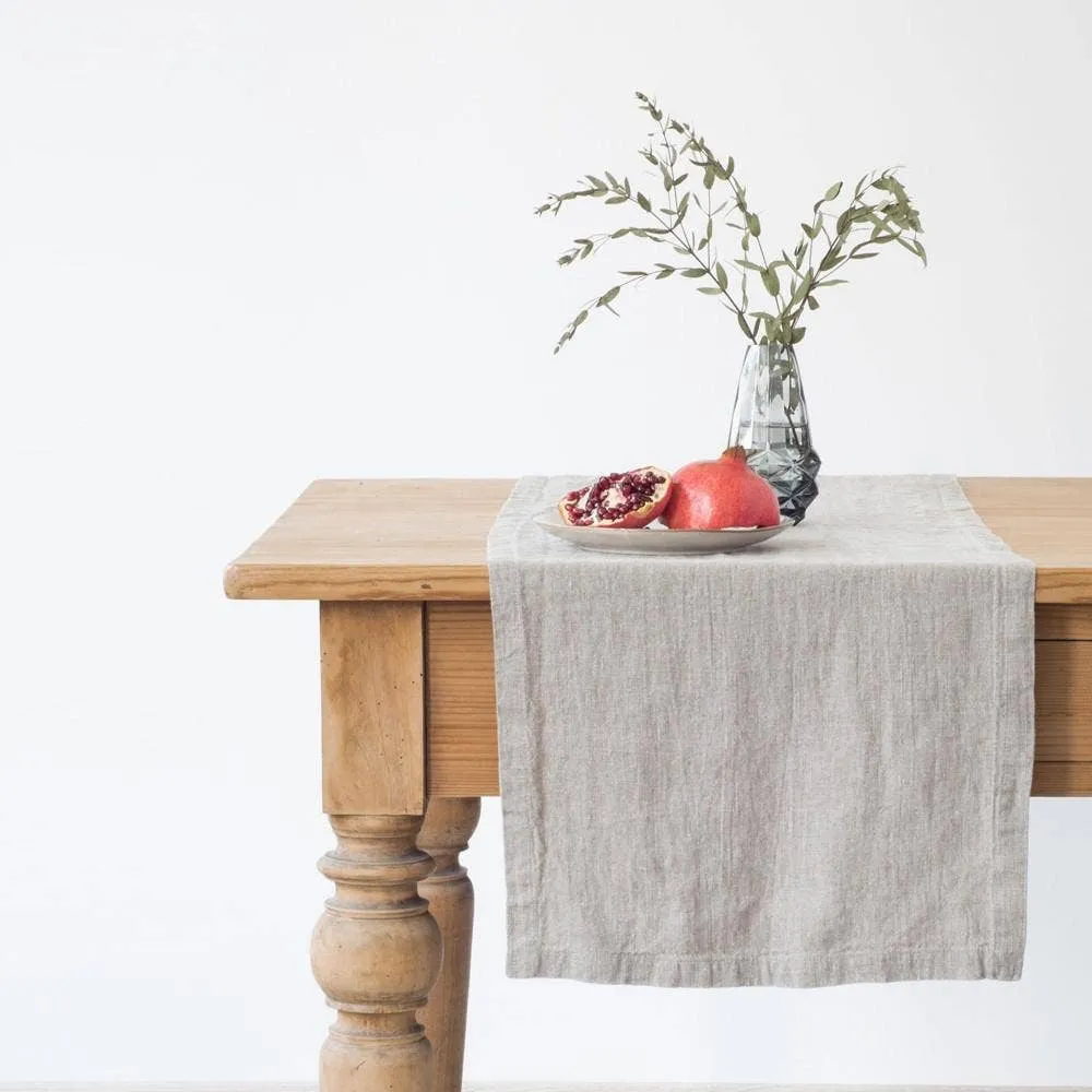 Linen Table Runner | Natural