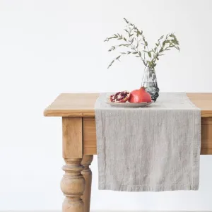 Linen Table Runner | Natural