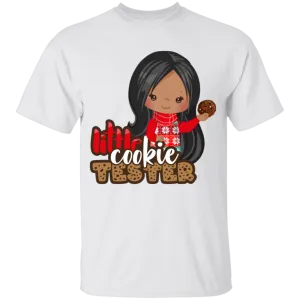 Little Cookie Tester Girl  Cotton T-Shirt