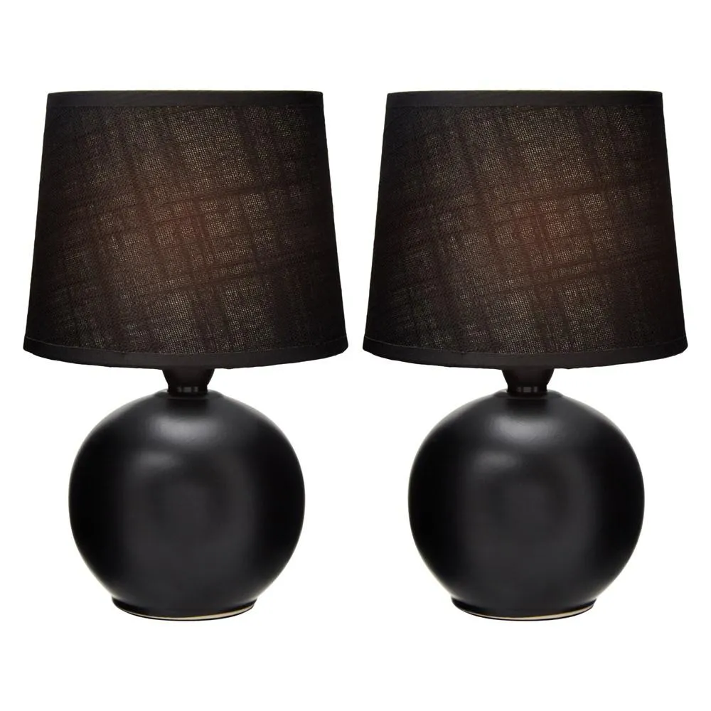 Louis Ceramic Modern Table Lamp - Set Of 2