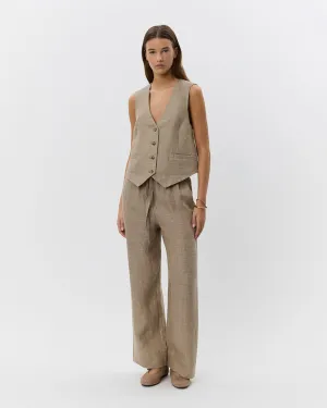 LUNETSW TROUSERS - Light brown