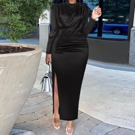 Maia Elegant Slinky Evening Bodycon Dress