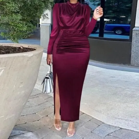 Maia Elegant Slinky Evening Bodycon Dress