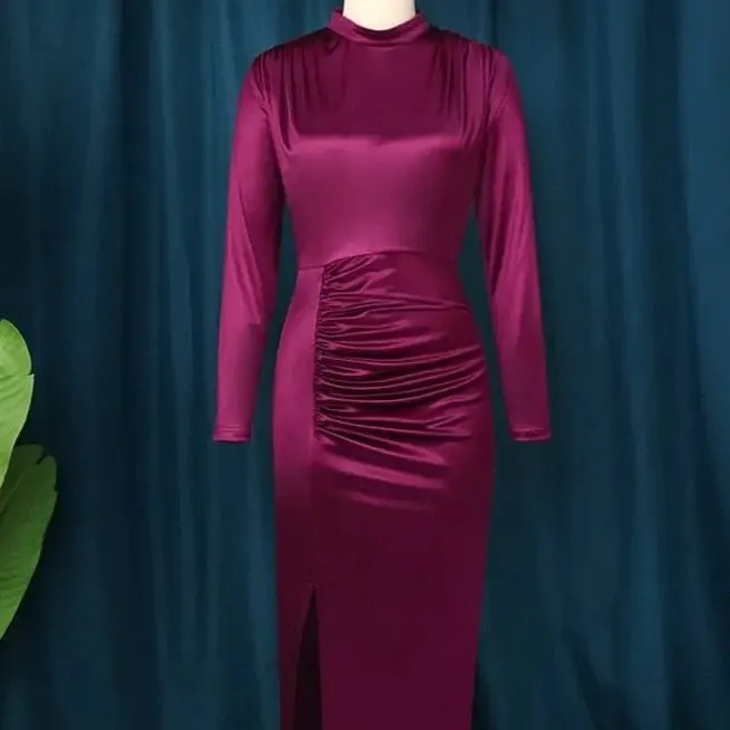 Maia Elegant Slinky Evening Bodycon Dress