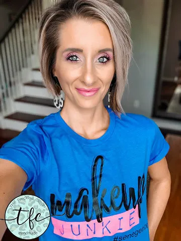 {Makeup Junkie} adult tee