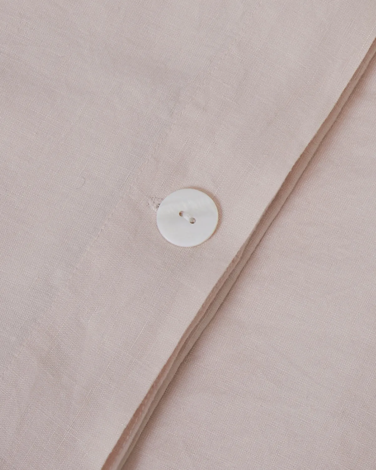 Marcel Linen Duvet Set - Blush