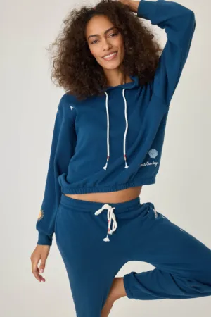 Maritime Lounge Embroidered Hoodie