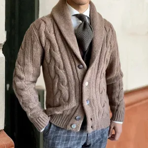 Markus | Knitted Cardigan Sweater
