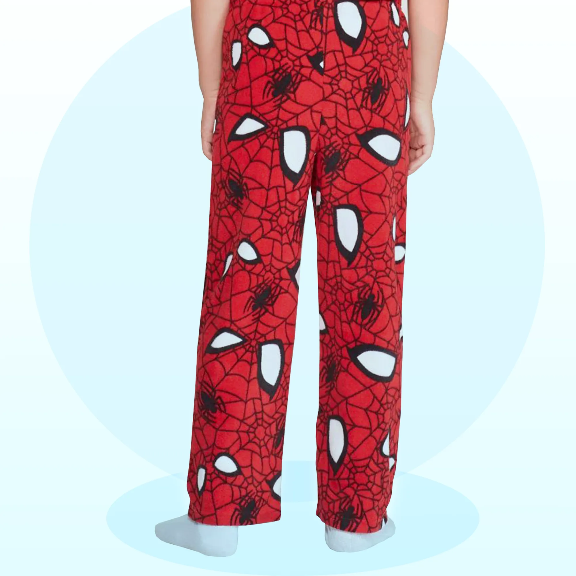 Marvel Spider-Man Boys Plush Fleece Lounge Pajama Pants