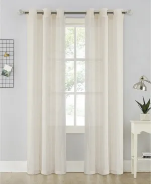 Megan Grommet 76" x 84" Panel Pair in Linen